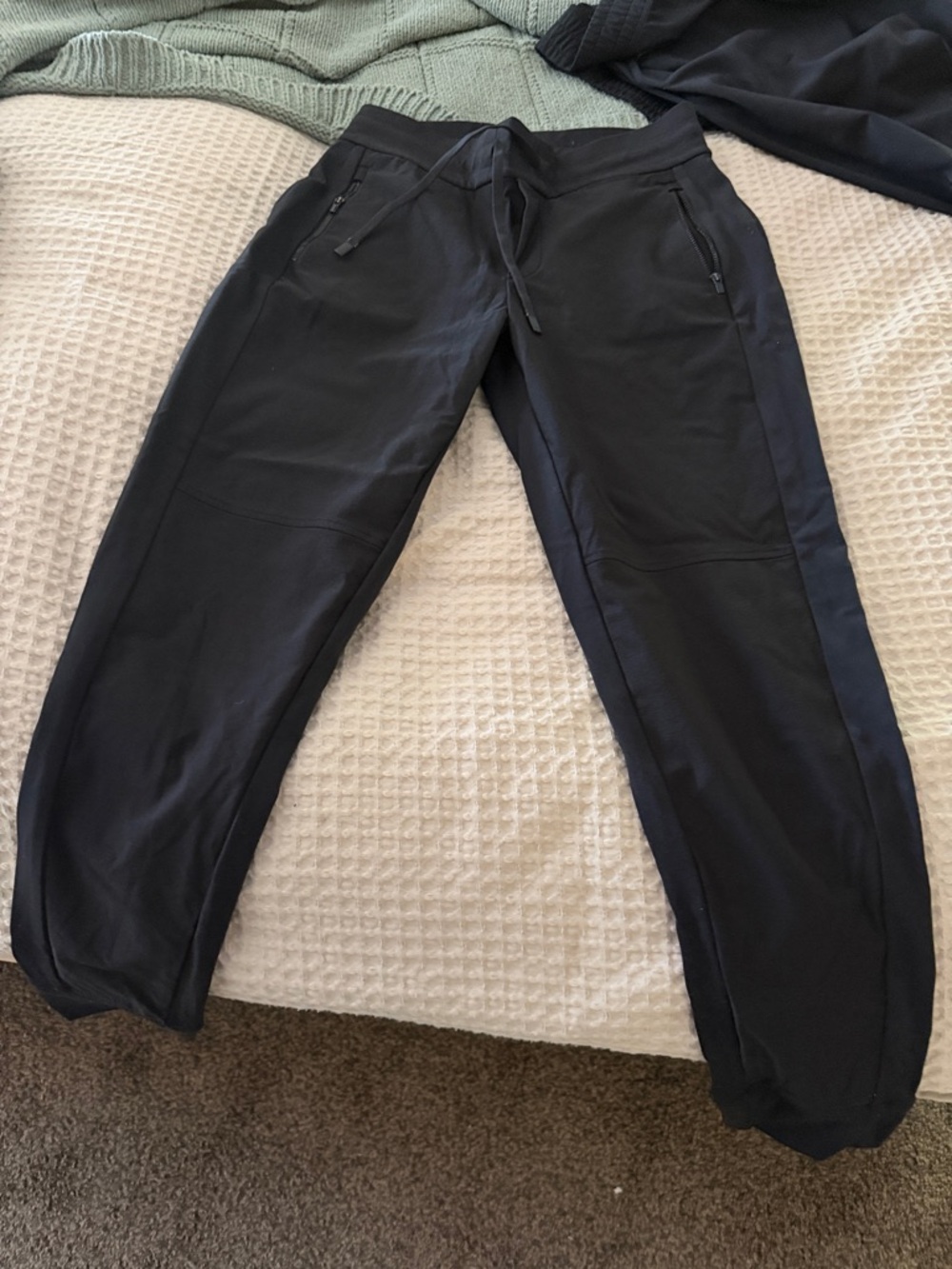 Athleta Black Drawstring Jogger Pants